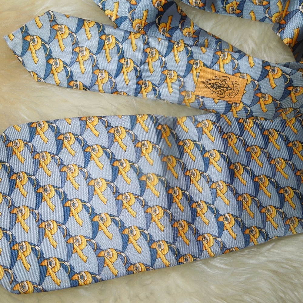 Gucci Driver Silk Tie - image 3